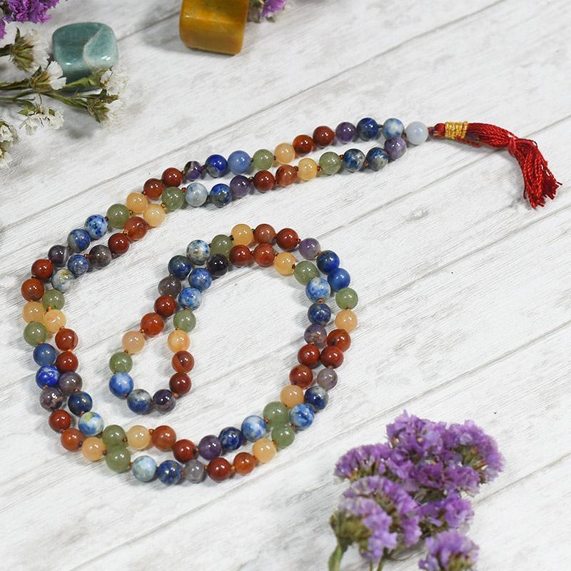 7 Chakra Crystal Healing Mala