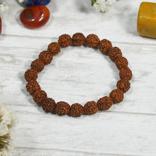 Load image into Gallery viewer, Panchmukhi Five-Face Rudraksha Band
