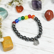 Load image into Gallery viewer, Natural Stone 7 Chakra Bracelet
