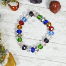Load image into Gallery viewer, Multicolour Crystal Reiki Bracelet
