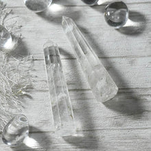 Load image into Gallery viewer, Clear Quartz Tower/Pencil (Set of 2)⎮The Universal Crystal
