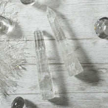 Load image into Gallery viewer, Clear Quartz Tower/Pencil (Set of 2)⎮The Universal Crystal
