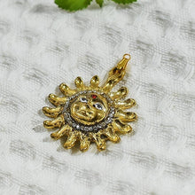 Load image into Gallery viewer, Dazzling Diamond Studded Surya Pendant

