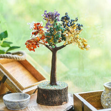 Load image into Gallery viewer, 7 Chakra Crystal Healing Stone Tree
