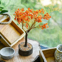 Load image into Gallery viewer, Carnelian Crystal Stone Motivation Tree
