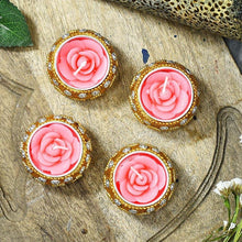 Load image into Gallery viewer, Rose Flower Tealight Candles (Set of 4)
