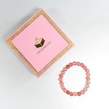 Load image into Gallery viewer, Cherry Quartz Bracelet for Anxiety Relief
