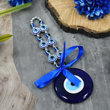 Load image into Gallery viewer, Blue Evil Eye Hanging for Protection
