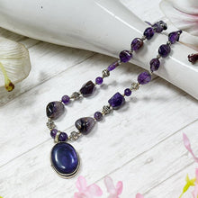 Load image into Gallery viewer, Amethyst Crystal Pendant Necklace
