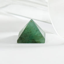Load image into Gallery viewer, Green Jade Crystal Pyramid
