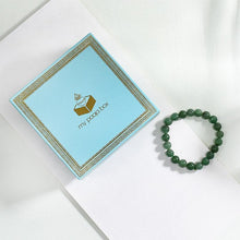 Load image into Gallery viewer, Green Jade Bracelet (Stone of Heaven)
