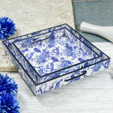 Load image into Gallery viewer, Serene Blue Serving Trays - Set of 2
