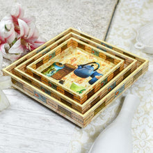 Load image into Gallery viewer, High Tea Serving Trays-Set of 3
