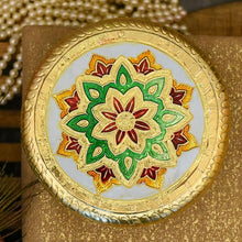 Load image into Gallery viewer, Luxurious Round Krishna Chowki
