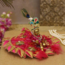 Load image into Gallery viewer, Attractive Crimson Krishna Poshak
