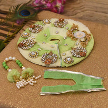 Load image into Gallery viewer, Attractive Green  Krishna Poshak
