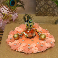 Load image into Gallery viewer, Attractive Peach Krishna Poshak
