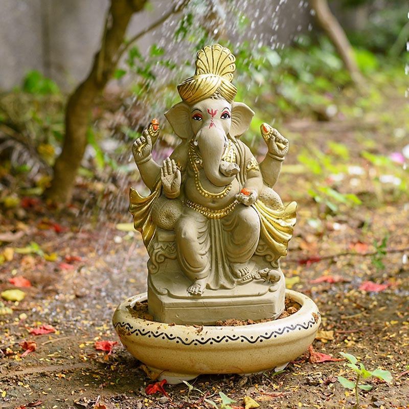 1FEET Maheshwaram Eco-Friendly Ganpati | Plant-A-Ganesha