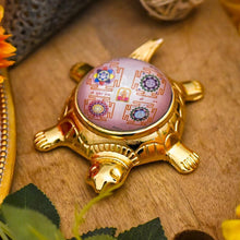 Load image into Gallery viewer, Shri Mahalaxmi Sampurna Yantra on Tortoise
