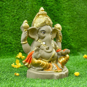 1FEET Lambakarna Eco-Friendly Ganpati | Plant-A-Ganesha