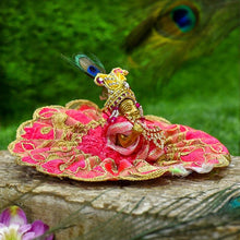 Load image into Gallery viewer, Elegant Laddu Gopal Floral Dress
