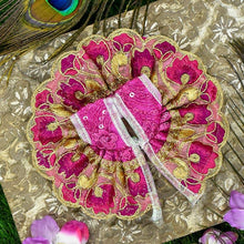 Load image into Gallery viewer, Elegant Laddu Gopal Floral Dress
