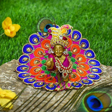 Load image into Gallery viewer, Peacock Style Laddu Gopal Dress
