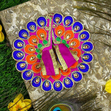 Load image into Gallery viewer, Peacock Style Laddu Gopal Dress
