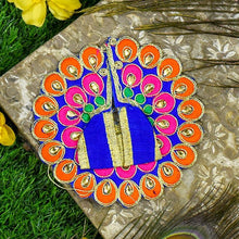 Load image into Gallery viewer, Peacock Style Laddu Gopal Dress
