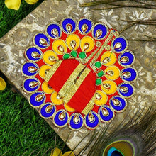 Load image into Gallery viewer, Peacock Style Laddu Gopal Dress
