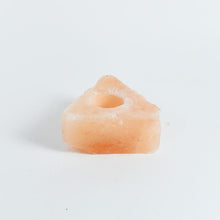 Load image into Gallery viewer, Himalayan Pink Salt Naturally Carved T-light Lamp

