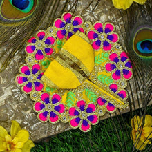 Load image into Gallery viewer, Laddu Gopal Dress With Floral Design
