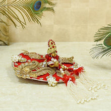 Load image into Gallery viewer, Elegant Zari Laddu Gopal Poshak
