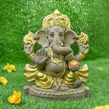 Load image into Gallery viewer, 10INCH Ekadanta Eco-Friendly Ganpati | Plant-A-Ganesha
