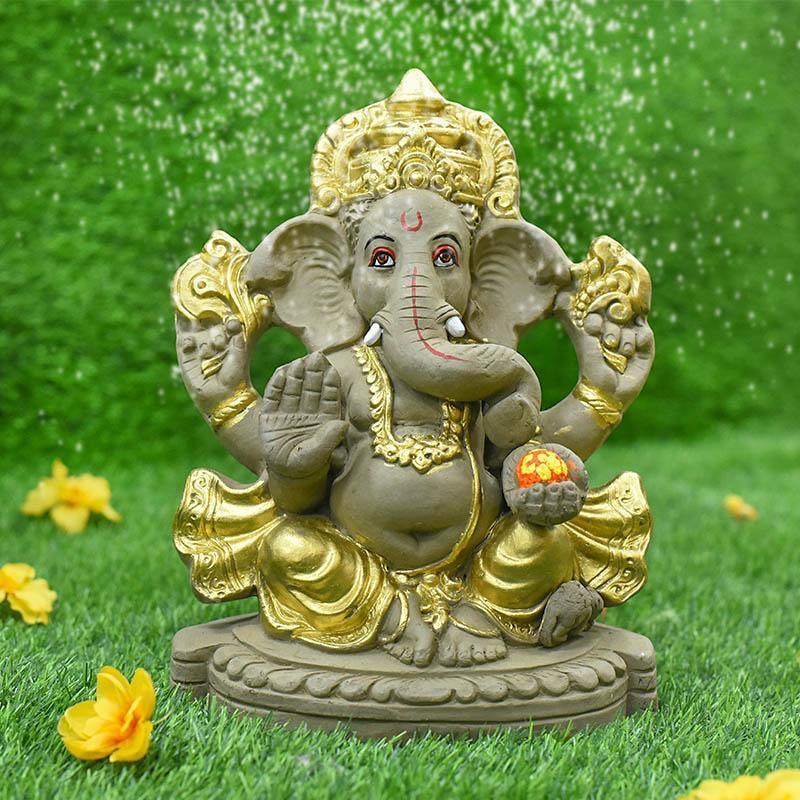 10INCH Ekadanta Eco-Friendly Ganpati | Plant-A-Ganesha
