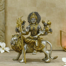 Load image into Gallery viewer, Holy Maa Durga Brass Idol

