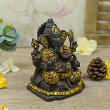 Load image into Gallery viewer, Elegant Brass Ganesh Idol
