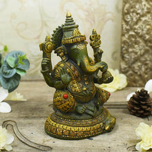 Load image into Gallery viewer, Classic Brass Ganesha Idol

