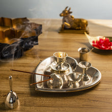 Load image into Gallery viewer, Heart Shape Pooja Thali (Set of 7)
