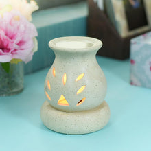 Load image into Gallery viewer, Handcrafted Brown Ceramic Pot Aroma Diffuser
