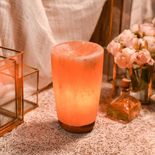 Load image into Gallery viewer, Himalayan Pink Salt Cylindrical Flower Vase Glow Lamp
