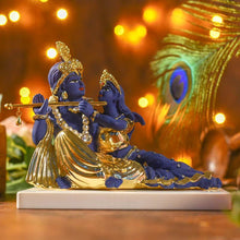 Load image into Gallery viewer, Divine Sitting Radha Krishna Idol
