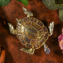 Load image into Gallery viewer, Feng Shui Tortoise with Mirror Detailing
