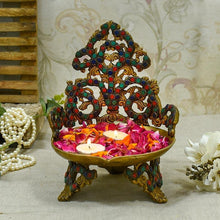 Load image into Gallery viewer, Embellished Stone Work Urli
