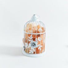Load image into Gallery viewer, Himalayan Pink Salt White Cage Glow Lamp
