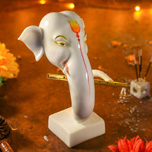 Load image into Gallery viewer, Divine Ganesha Head with Flute
