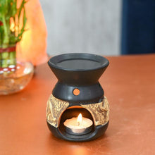 Load image into Gallery viewer, Stunning Handmade Elephant Engraved Aroma Diffuser Tealight Holder
