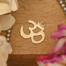 Load image into Gallery viewer, Antique German Silver Om Pendant
