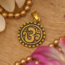 Load image into Gallery viewer, Antique  Om Pendant
