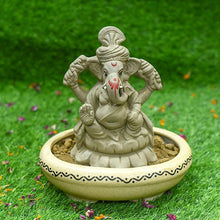 Load image into Gallery viewer, 7INCH Pagdi Shubham Eco-Friendly Ganpati
